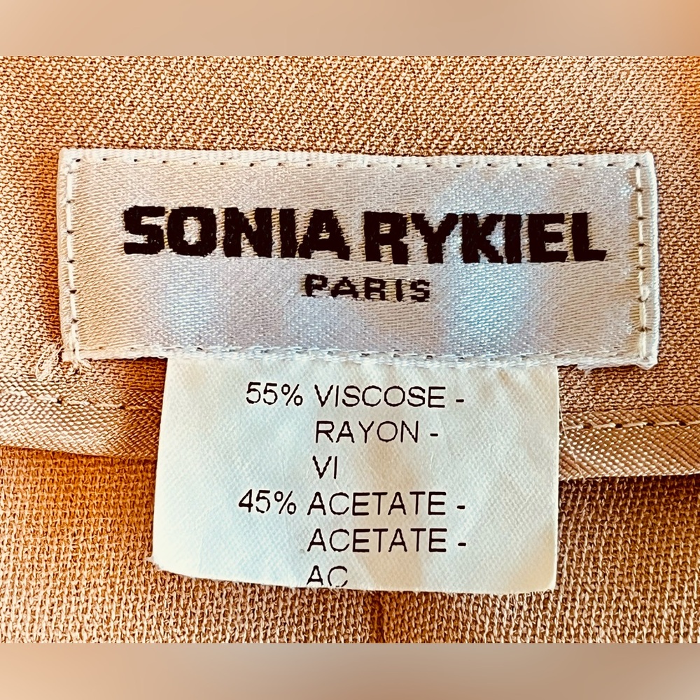 Sonia Rykiel Paris Vintage Lightweight Blazer Size Small - Picture 9 of 11